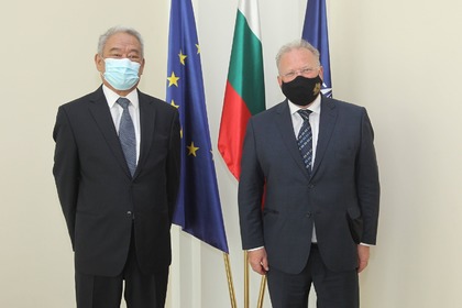 Министър Светлан Стоев прие посланика на Монголия Дашжамц Батсайхан